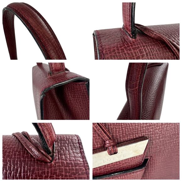 Loewe Barcelona Leather Handbag - Picture 7 of 7